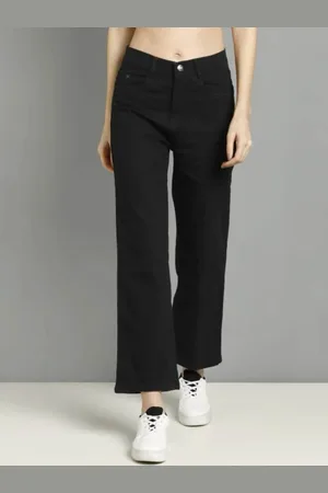 BAESD Girls Straight Fit High-Rise Cotton Jeans