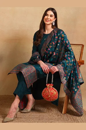 Ahika Women Regular Kurta with Trousers & With Dupatta