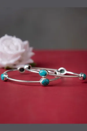 Shyle Adya Fine 925 Sterling Silver Bangle