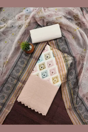 Kalini Ethnic Motifs Printed Unstitched Dress Material
