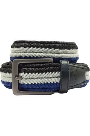 The Tie Hub Men Braided Stretchable Casual Elasticated Belt