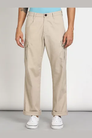 Lee Men Classic Slim Fit Low Rise Cargos Trousers