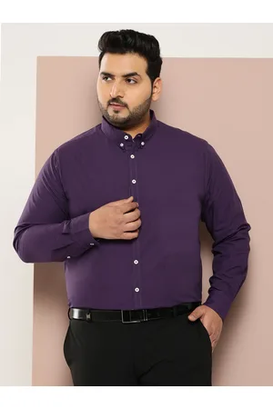 Sztori Men Plus Size Smart Formal Pure Cotton Shirt