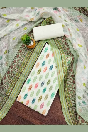 Kalini Ethnic Motifs Printed Unstitched Dress Material