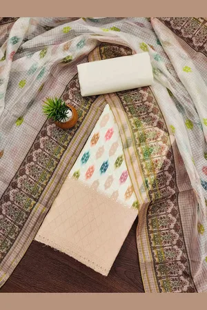 Kalini Ethnic Motifs Printed Unstitched Dress Material