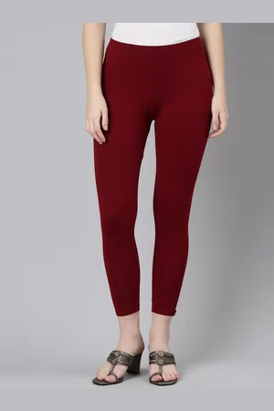 Twin Birds Women Solid Skinny Fit High Ankle Cropped Leggings