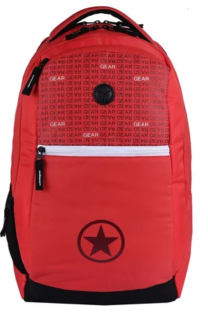 GEAR Kids Typography Printed Backpack