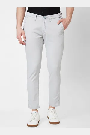 SPYKAR Men Cotton Slim Fit Trousers