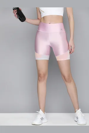 PUMA Women dryCell High Rise Slim Fit SUMMER DAZE 7" Training Bike Sports Shorts