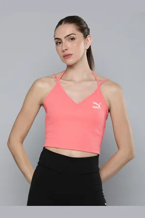 PUMA Classics Ribbed Crop Top