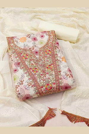 Kalini Floral Printed Unstitched Dress Material