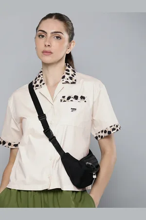PUMA Pure Cotton DOWNTOWN Relaxed Boxy Fit Casual Shirt