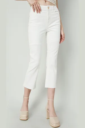 Lifestyle Women Clean Look Cotton Bootcut Jeans
