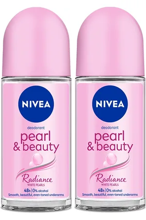 Nivea Women Set Of 2 Pearl & Beauty Radiance 48Hr Freshness Deodorant Roll-On - 50ml Each