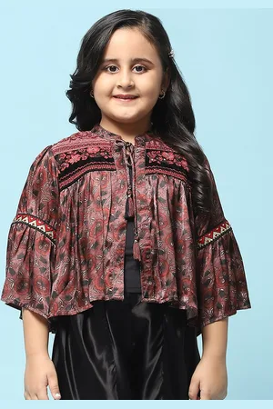 Biba Girls Abstract Printed Shrug