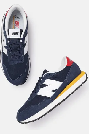 New Balance Men 237 Woven-Design Round-Toe Everyday Sneakers with Brand Logo Detail