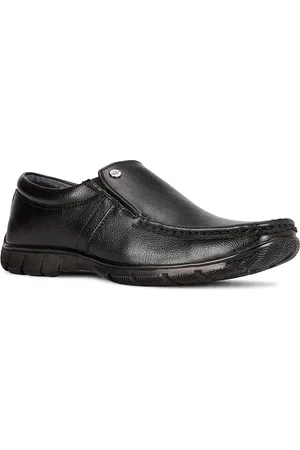 Bata Men Textured Formal Slip-On Shoes