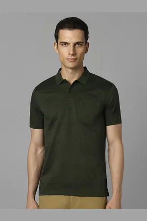 Louis Philippe Polo Collar Slim Fit Pure Cotton T-shirt