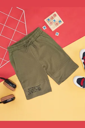 Pantaloons Boys Self Design Pure Cotton Shorts