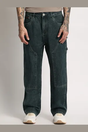 The Bear House Men Straight Fit Clean Look Stretchable Jeans