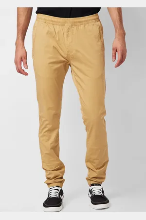 SPYKAR Men Mid Rise Regular Fit Casual Joggers Trousers
