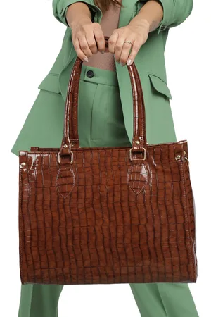 MINI WESST Textured Structured Tote Bag