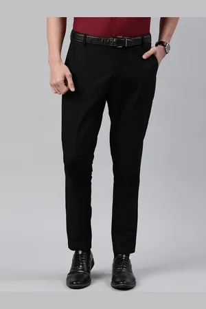 WHITE HEART Men Smart Slim Fit Formal Trouser