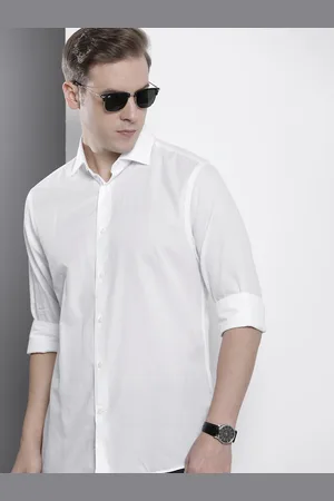 Tommy Hilfiger Solid Long Sleeves Slim Fit Casual Shirt