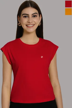 Friskers Women Red 2 T-shirt