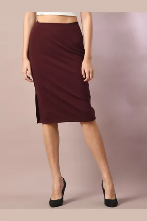 DressBerry Straight Knee Length Skirts