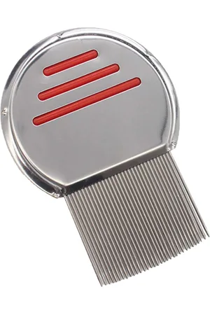 AlexVyan Stainless Steel Reusable Long Teeth All Hair Type Head Lice Comb