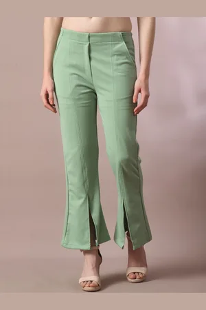 DressBerry Women Comfort Flared Wrinkle Free Parallel Trouser