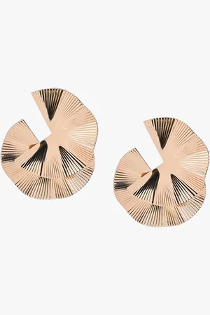 Kazo Gold-Plated Contemporary Studs Earrings