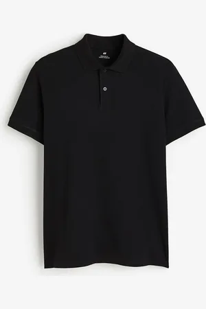 H&M Men Pure Cotton Regular Fit Piqu Polo Shirt