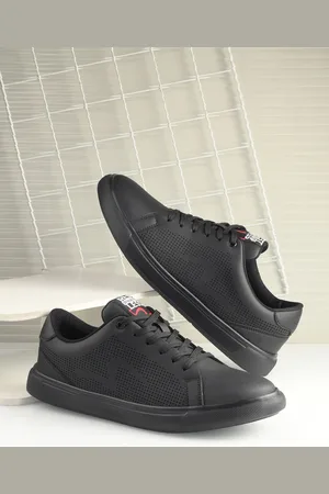 SPYKAR Men Textured Comfort Insole Lace-Ups Sneakers