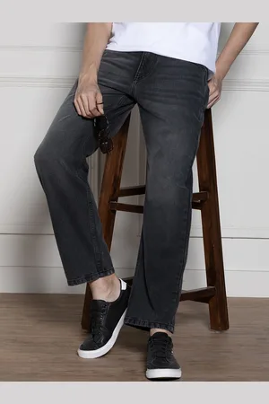 Dennis Lingo Men Relaxed Fit Clean Look Light Fade Jeans