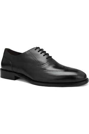 ROSSO BRUNELLO Men Leather Formal Derbys
