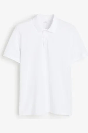 H&M Men Pure Cotton Regular Fit Pique Polo Shirt