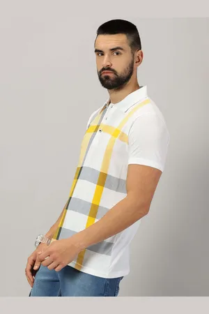 Ausk Striped Polo Collar T-shirt