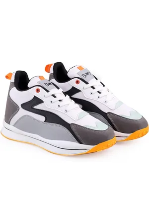 BXXY Men Textile High-Top Air Running Non-Marking Shoes