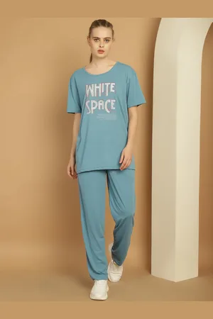 VIMAL JONNEY Printed Round Neck Cotton Tracksuit
