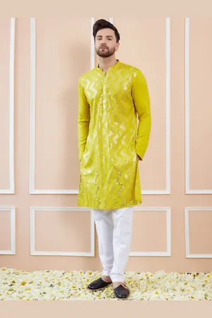 See Designs Floral Printed Mandarin Collar Long Sleeves Kurta