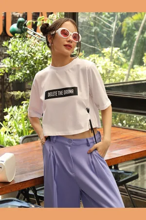 Campus Cotton Round Neck Short Sleeves Casual Tshirt
