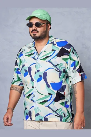 Bewakoof Graphic Printed Spread Collar Straight Casual Shirt