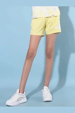 Crimsoune Club Girls Slim Fit Mid-Rise Shorts