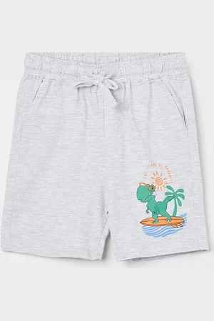 Lifestyle Boys Graphic Printed Mid Rise Shorts