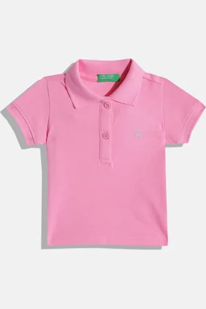Benetton Girls Polo Collar T-shirt