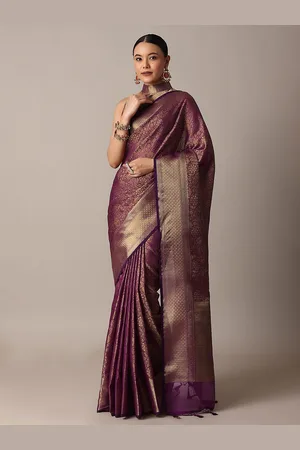 KALKI Fashion Ethnic Motifs Zari Saree