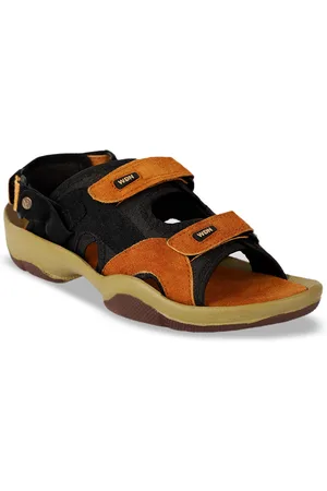 WOAKERS Men Leather Sports Sandals