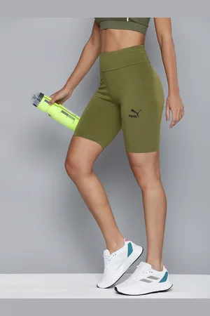 PUMA Women High Rise Tight Fit Classics Outdoor Biker Shorts